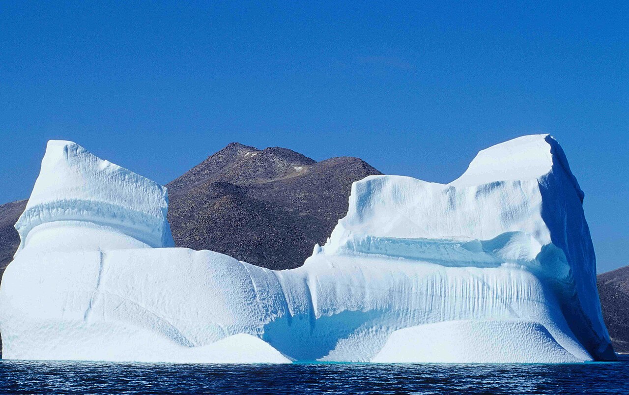 A towering iceberg in Davis Strait near Qikiqtarjuaq, Baffin Island